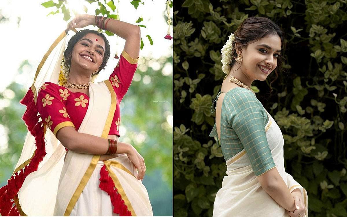 ஓணம் கொண்டாடிய நடிகைகள் - புகைப்படங்கள்