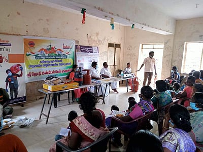 கூத்தாநல்லூர்: எரிவாயு உருளை பாதுகாப்பு விழிப்புணர்வு முகாம்