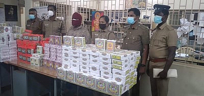 கம்பத்தில் போலி பீடி விற்பனை: இளைஞர் கைது; ரூ.1.67 லட்சம் பண்டல்கள் பறிமுதல்