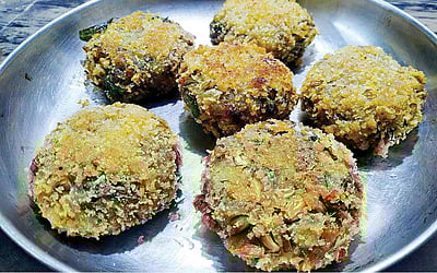 வாழைப்பூ கட்லெட் 