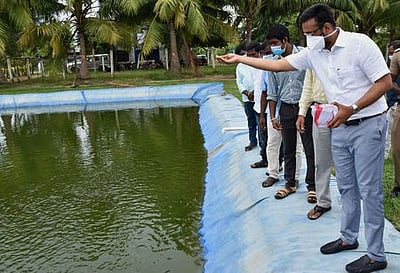 சிக்கல் வேளாண் அறிவியல் நிலையத்தில் ஆட்சியா் ஆய்வு