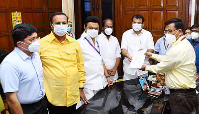 மாநிலங்களவைத் தேர்தல்: திமுக சார்பில் எம்.எம். அப்துல்லா வேட்புமனு தாக்கல்