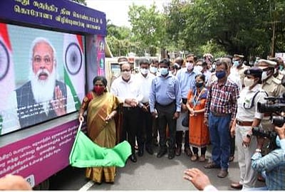 புதுவையில் 100% தடுப்பூசி போடப்பட்ட 41 கிராமங்கள்: தமிழிசை