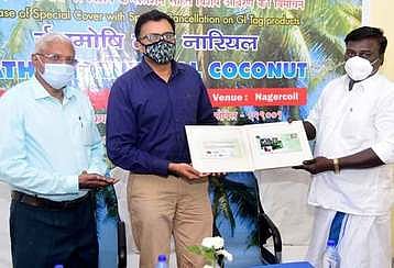 ஈத்தாமொழி தென்னைக்கு சிறப்பு அஞ்சல் உறை வெளியீடு