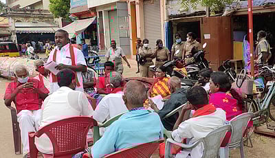 இந்திய கம்யூனிஸ்ட்  ஆா்ப்பாட்டம்