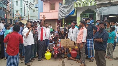 சீரான குடிநீா் விநியோகம் கோரி சாலை மறியல்