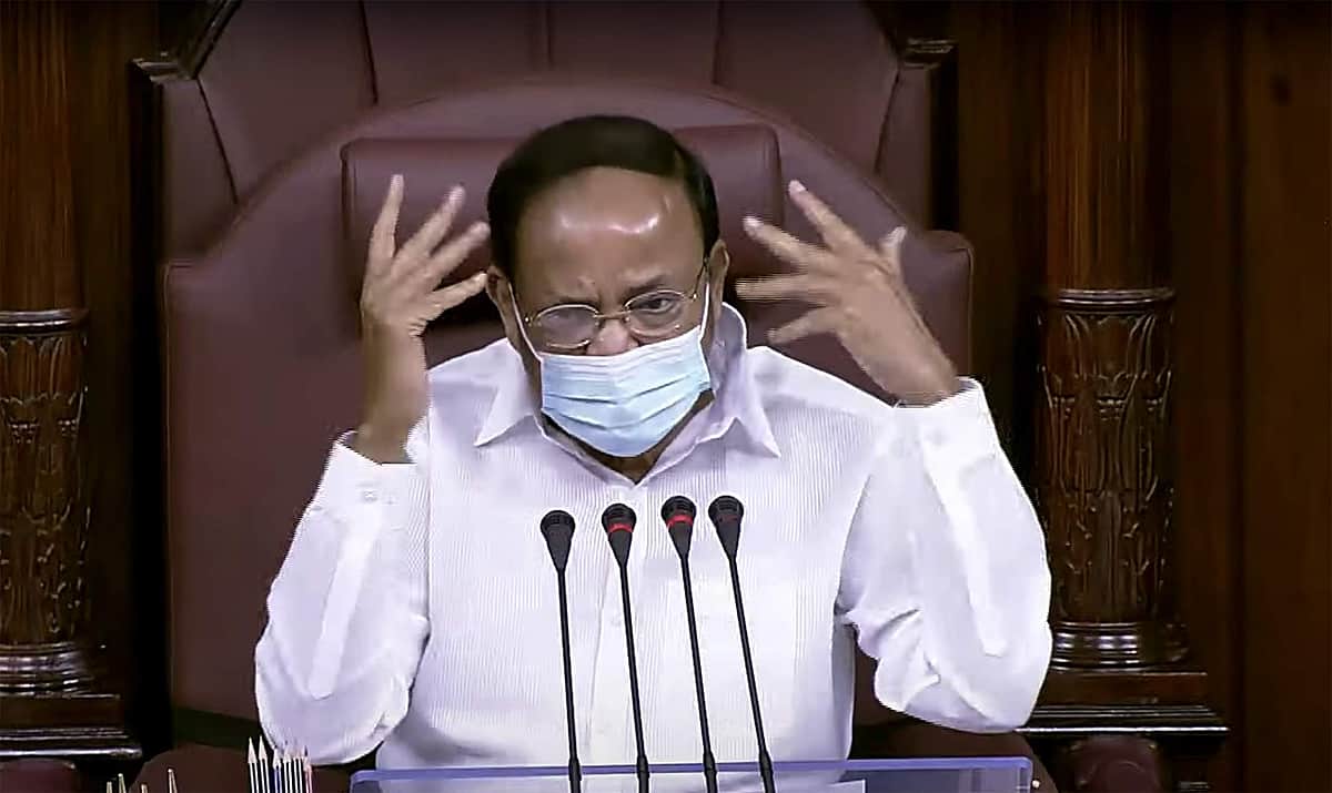 நாடாளுமன்ற முடக்கத்திற்கு தீர்வு காண வெங்கையா நாயுடு அறிவுறுத்தல்