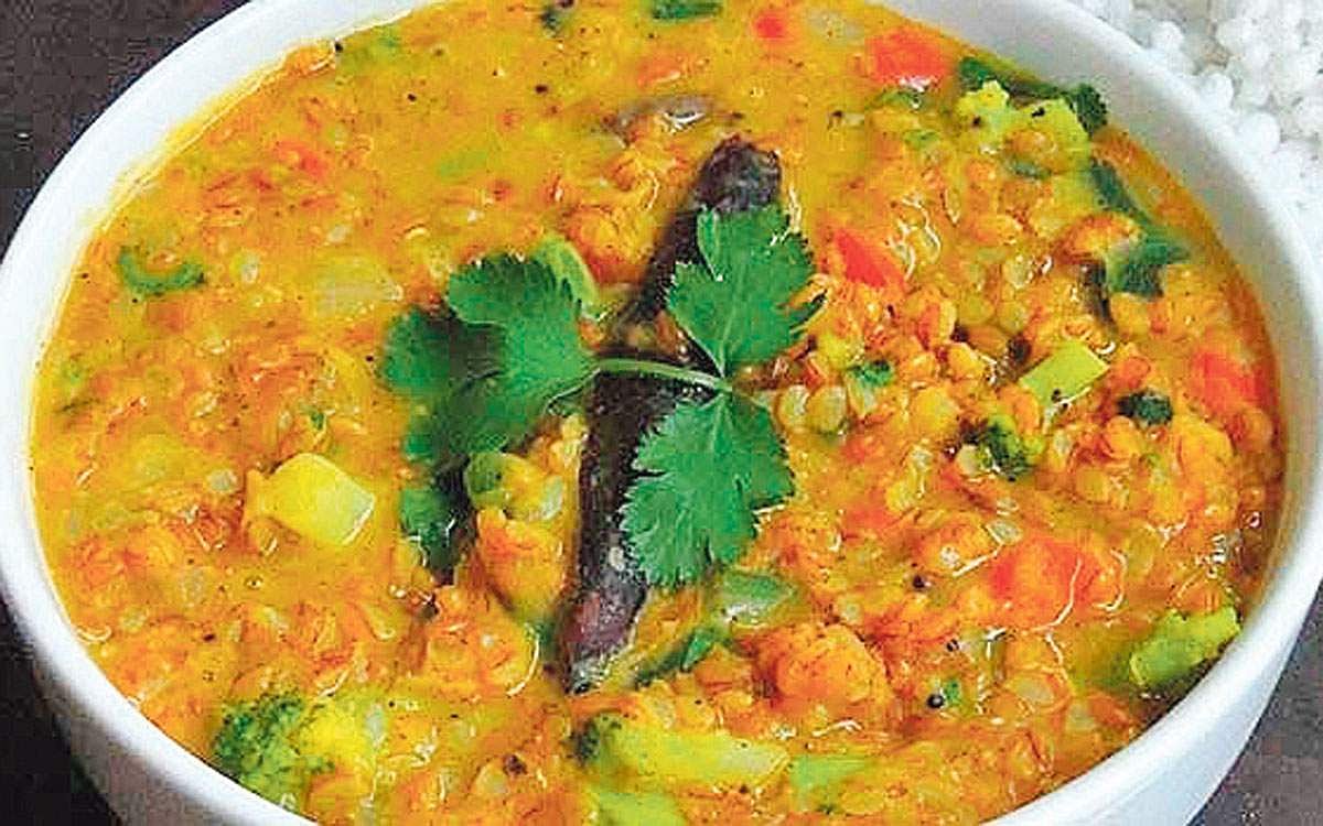 மூங்கில் அரிசி வெஜ் சூப் 