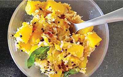 பரங்கிக்காய் கீரை துவட்டல்  