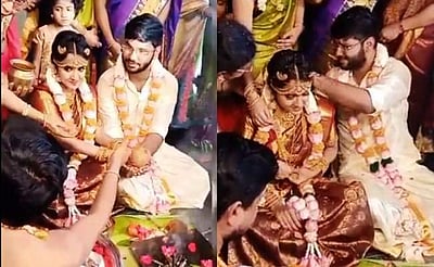 திடீர் திருமணம் ?: திருமண விடியோவை பகிர்ந்த 'கண்ணான கண்ணே' நடிகை