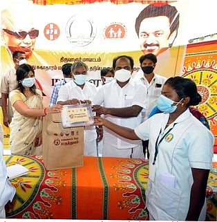 திருவாரூா் மாவட்டத்தில் 41,255 போ் தொற்றா நோய் தொடா் சிகிச்சையால் பயனடைவா்: அமைச்சா் சிவ வீ. மெய்யநாதன்