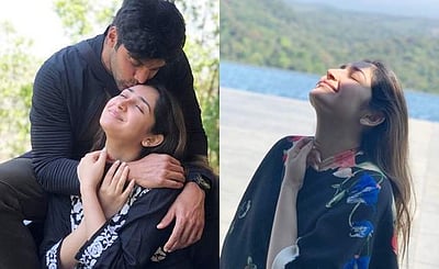 குழந்தை பிறந்த பிறகு தன் புகைப்படத்தைப் பகிர்ந்த நடிகை சாயிஷா