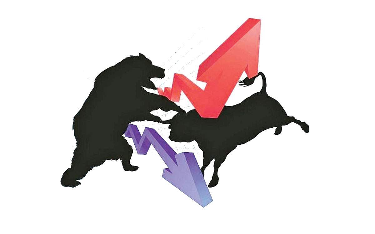 தள்ளாடிய சந்தையில் சென்செக்ஸ் 55 புள்ளிகள் ஏற்றம்