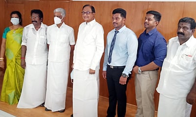 காரைக்குடியில் பிரபு டென்டல் பல் மருத்துவமனை திறப்பு விழா: ப. சிதம்பரம் பங்கேற்பு