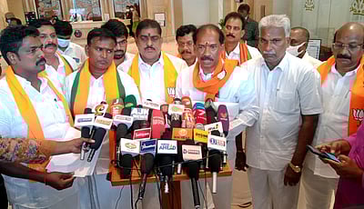 புதுவை மாநிலங்களவை உறுப்பினா் தோ்தல்: பாஜக போட்டியிட முடிவு