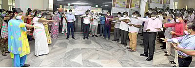 கிருஷ்ணகிரியில் சமூக நீதி நாள் உறுதிமொழி ஏற்பு