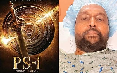 பொன்னியின் செல்வன் படப்பிடிப்பில் விபத்தில் சிக்கிய நடிகர் : மருத்துவமனையில் இருந்து வெளியான புகைப்படம்