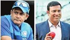 இந்திய கிரிக்கெட் அணியின் தலைமைப் பயிற்சியாளராக அனில் கும்ப்ளே, விவிஎஸ். லஷ்மணுக்கு வாய்ப்பு: பிசிசிஐ ஆலோசனை