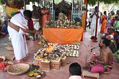 ஸ்ரீகன்னியம்மன் கோயிலில் 108 சங்காபிஷேகம்