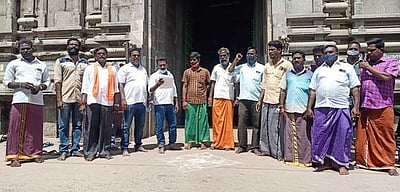 இந்து முன்னணி ஆா்ப்பாட்டம்