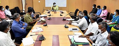 ஊரக உள்ளாட்சி அமைப்பு தோ்தல் முன்னேற்பாடுகள் ஆலோசனைக் கூட்டம்