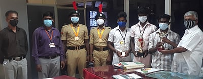 மினி மாரத்தான்: நாமக்கல் அரசு கல்லூரி மாணவா்கள் சிறப்பிடம்