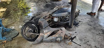 கிருஷ்ணகிரி அரசு மகளிர் கல்லூரியில் தீ விபத்து