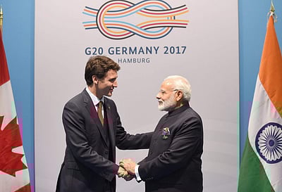 கனடா பிரதமர் ஜஸ்டின் ட்ரூடோவுக்கு பிரதமர் மோடி வாழ்த்து