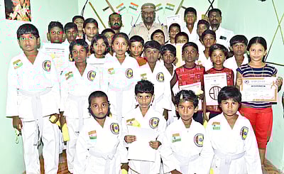 நாசரேத்தில் கராத்தே போட்டி