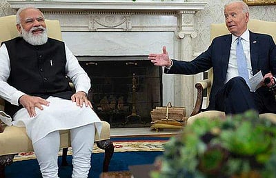 இந்தியாவுக்கும் ஜோ பைடனுக்கு என்ன தொடர்பு? அமெரிக்க அதிபரின் நகைச்சுவையால் விழுந்து விழுந்து சிரித்த மோடி