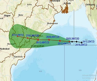 ஆந்திரம், ஒடிசாவுக்கு மஞ்சள் எச்சரிக்கை விடுத்த வானிலை மையம்