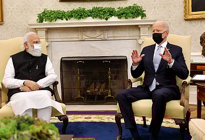 அதிபர் ஜோ பைடன் - பிரதமர் நரேந்திர மோடி சந்திப்பு
