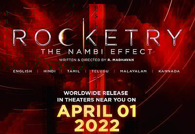 ’ராக்கெட்ரி - நம்பி விளைவு’ வெளியீட்டுத் தேதி அறிவிப்பு