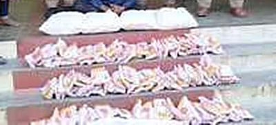 சென்னையில் பரபரப்பு:  சரக்கு ரயிலில் கடத்தி வரப்பட்ட 4 டன் போதைப்பாக்கு பறிமுதல்