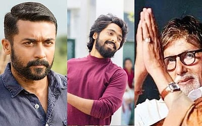 ''கண்ணீரைக் கட்டுப்படுத்த முடியவில்லை'': சூர்யா - ஜி.வி.பிரகாஷின் பாடலுக்கு அமிதாப் பச்சன் புகழாராம்