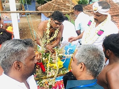 பாவூா்சத்திரம் அருகே கிருஷ்ணன் கோயில் கும்பாபிஷேகம்