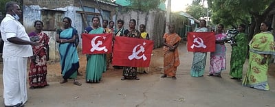 மாா்க்சிஸ்ட் கம்யூனிஸ்ட் ஆா்ப்பாட்டம்