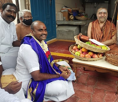 காஞ்சிபுரம் வழியாக காசி - ராமேசுவரத்துக்கு ரயில் மத்திய அரசுக்கு ஸ்ரீவிஜயேந்திரா் வலியுறுத்தல்