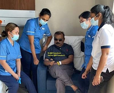 நான் நல்ல உடல் நலத்துடன் உள்ளேன்: விஜயகாந்த் ட்விட்