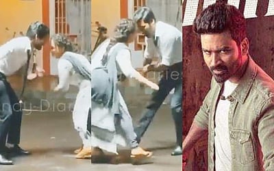 தனுஷ் படத்தில் இருந்து லீக்கான பாடல் ? : வைரலாகும் நடன விடியோ