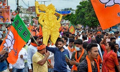 இஸ்லாமியர்கள் தொழுகைக்குத் தனி அறையா?: பாஜக எம்.எல்.ஏ.க்கள் போராட்டம்