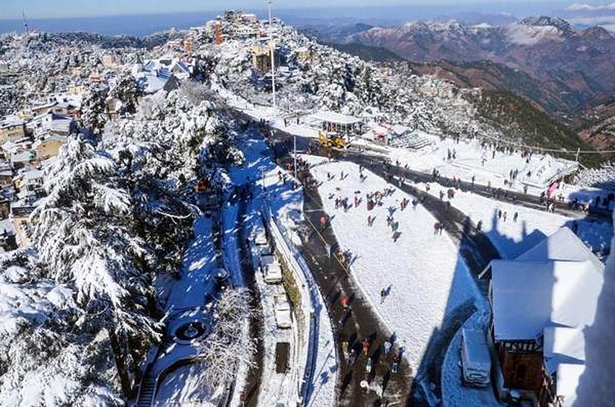 பார்த்தாலே கண்களைக் குளிரச் செய்கிறது சிம்லா