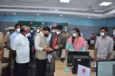 சென்னையில் மத்திய சுகாதாரத்துறை அமைச்சர் ஆய்வு