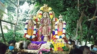 நாகை செளந்தரராஜ பெருமாள் கோயிலில் பரமபதவாசல் திறப்பு