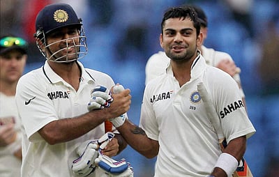 தோனிக்குப் பெரிய நன்றி: கோலி நெகிழ்ச்சி