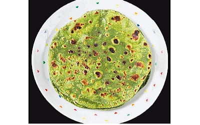  பாலக்கீரை  பராத்தா 