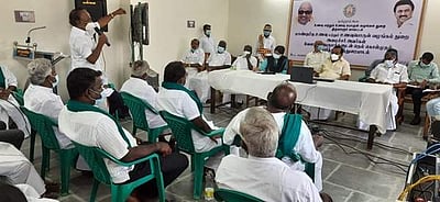 நெல் கொள்முதல் குறித்து 4 மாவட்ட விவசாயிகளுடன் வேளாண்மைத்துறை அமைச்சர் ஆலோசனை