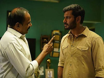 அப்பாவே அப்படி என்றால் மகனை எண்ணிப் பாருங்கள்: விஷால் பற்றி நடிகர் மாரிமுத்து