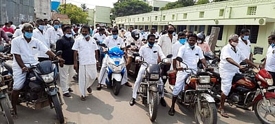 செய்யாறு: புதிய வருவாய் மாவட்டம் கோரி பைக் பேரணி 