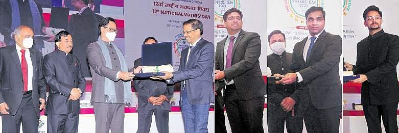 சிறந்த தேர்தல் நடைமுறை: 8 தமிழகம், புதுச்சேரி அதிகாரிகளுக்கு தேசிய விருதுகள்